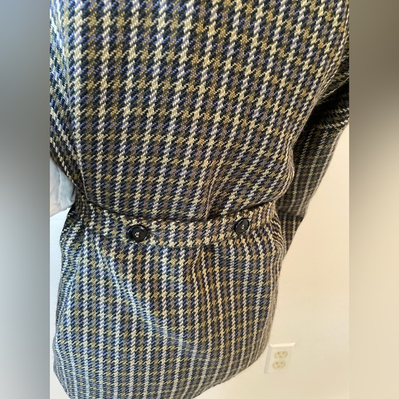 Christian Aujard Paris vintage 1980’s power shoulder pads herringbone jacket - Picture 5 of 5